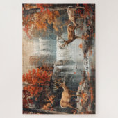  Herten Woodland Waterval 20x30 Legpuzzel (Verticaal)