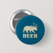 Hertenbier ronde button 5,7 cm (Voorkant /achterkant)