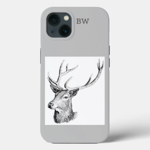 Hertenbok Geweien Jagen Dieren Natuur iPhone 13 Hoesje