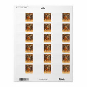 Hertenetiketten Etiket (Full Sheet)