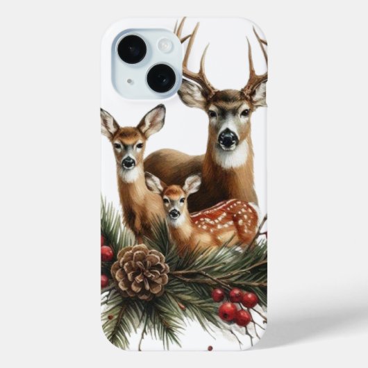 Hertenfamilie Case-Mate iPhone case (Achterkant)