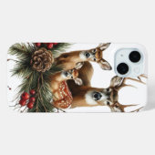 Hertenfamilie Case-Mate iPhone case (Achterkant (horizontaal))