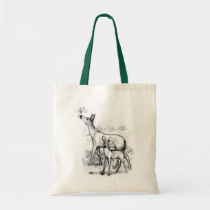 Hertenfamilie Tote Bag