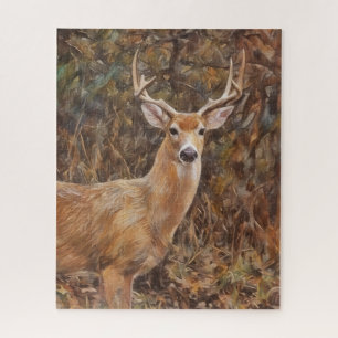 Hertengewei Natuur Kunst Grote Puzzel