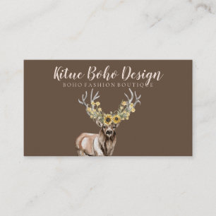 Hertengeweih Antler Bruine Blush Roze Visitekaartje