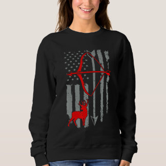 Hertenjacht Shirt Amerikaanse Vlag Boogjacht Jager