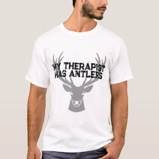 Hertenjacht Shirt Mijn Therapeut Heeft Geweien