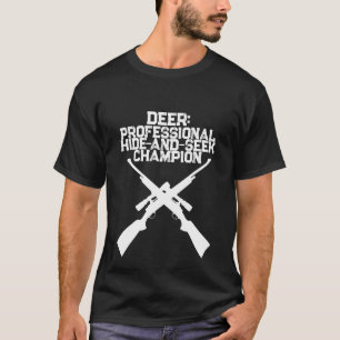 Hertenjacht Shirt Verstoppertje spelen Kampioen