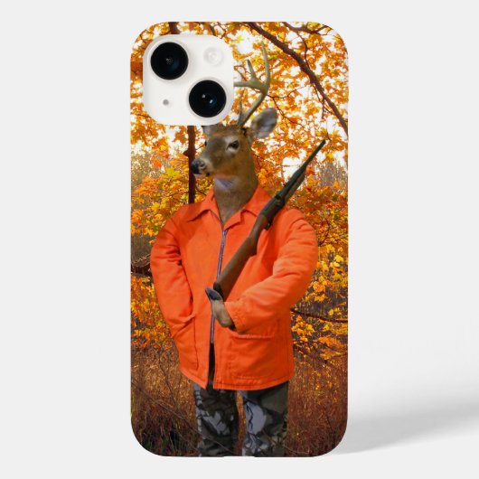 Hertenjager in het bos Case-Mate iPhone case (Achterkant)