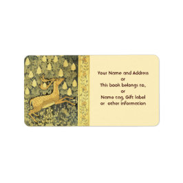  Hertenkonijn Kastanjeboom 1902 Etiket