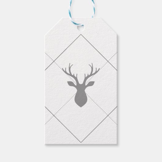 HERTENKOP ARGYLE CADEAULABEL (Voorkant)