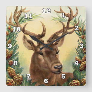  hertenkop kantoor decor klok