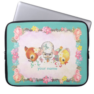 hertenlampje Neopreen laptophoes van 15 inch Laptop Sleeve