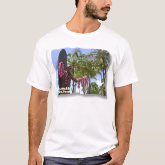 Hertog beeld in Waikiki op Waikiki Beach Honolulu T-shirt