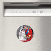 Hertog en hertogin van Cambridge Royal Wedding Magneet (Insitu (Vaatwasser))