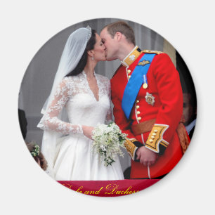 Hertog en hertogin van Cambridge Royal Wedding Magneet