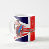 Hertog en hertogin van Cambridge Royal Wedding Mok (Voorkant links)