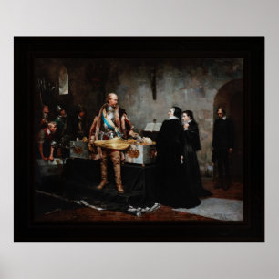 Hertog Karl Isolting the Corpse of Klaus Fleming Poster