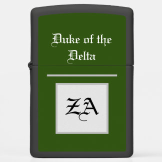 Hertog van de Delta Zeemz Monogram Zippo Lighter