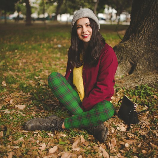 Hertog van Fife Green Red Tartan Leggings