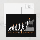 Hertog van het Pet van de Glasgow van Wellington Briefkaart (Voorkant / Achterkant)