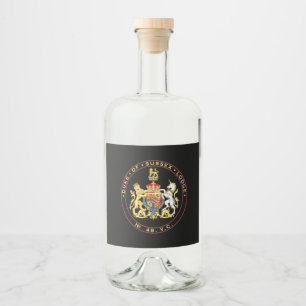 Hertog van Sussex nr. 48 Likeurfles Etiket