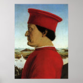 Hertog van Urbino, Federico da Montefeltro Poster (Voorkant)