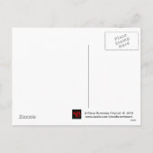 Heruitgave Victoriaans vader kerst Briefkaart (Achterkant)