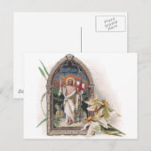 Herurrectie van het kerkvenster van Christus Briefkaart (Voorkant / Achterkant)