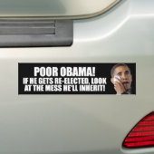 Herverkiezing Obama - 2012 Bumpersticker (Op auto)