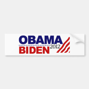Herverkiezing Obama Biden '12 Bumpersticker