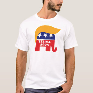 Herverkiezing President Trump 2028 3e termijn T-shirt
