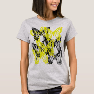 Herverkiezing van een nieuwe dag grijs T Shirt. T-shirt