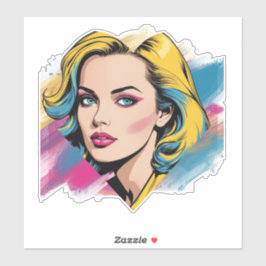 Herzensangelegenheit Die verrückt,verliebte Frau  Sticker