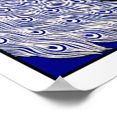 Herzien Poster Peacock het Moderne Poster (Hoek)