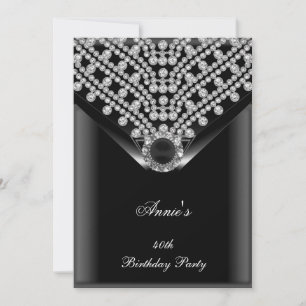 Herziene verjaardagsuitnodiging van Annie Kaart