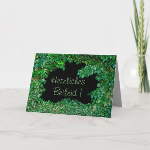 Herzliches Beileid Kaart