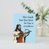 He's Back Briefkaart (Staand voorkant)