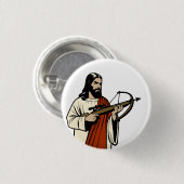 He's Back Ronde Button 3,2 Cm (Voorkant /achterkant)