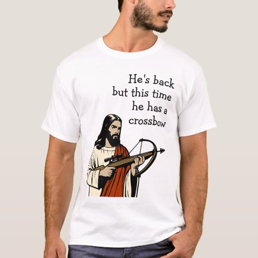 He's Back T-shirt (Voorkant)