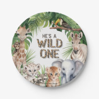Hes een wilde een Safari 1e verjaardag snacks