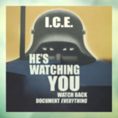 He's Watching You 2026 Raamsticker (Vel 3)