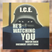 He's Watching You 2026 Raamsticker (Vel 2)