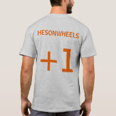 HESONWHEELS Zip Jogger T-shirt (Achterkant)
