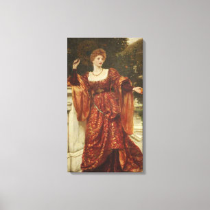 Hesperia (door Frank Dicksee) Canvas Afdruk
