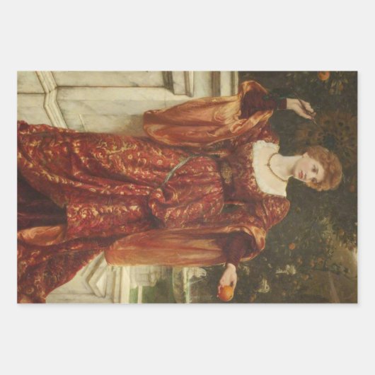 Hesperia (door Frank Dicksee) Inpakpapier Vel (Voorkant)