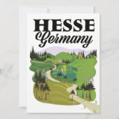 Hessen Duitsland Reisposter (Achterkant)