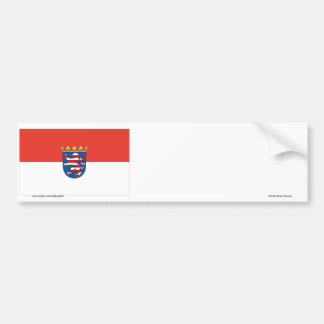Hessen Flag Bumpersticker