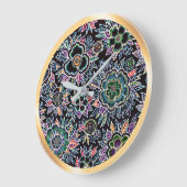 HESTIA : Lumière Éternelle - Horloge Murale d'Art (Angle)