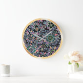 HESTIA : Lumière Éternelle - Horloge Murale d'Art (Maison)